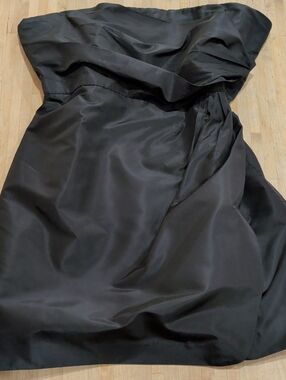 J. Crew Strapless Black Silk Party Dress Size 20